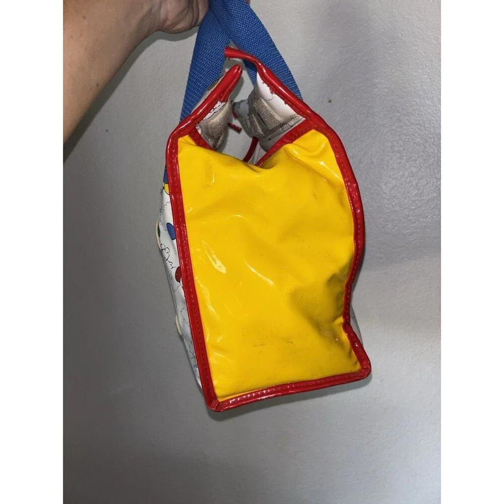 Vintage Carter's Diaper Bottle Insulated Red Blue Yellow Teddy Bears And Balloon